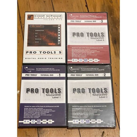 Cool School Interactus, Volume 5-Pro Tools 5 set of 4 DVD - Picture 1 of 1